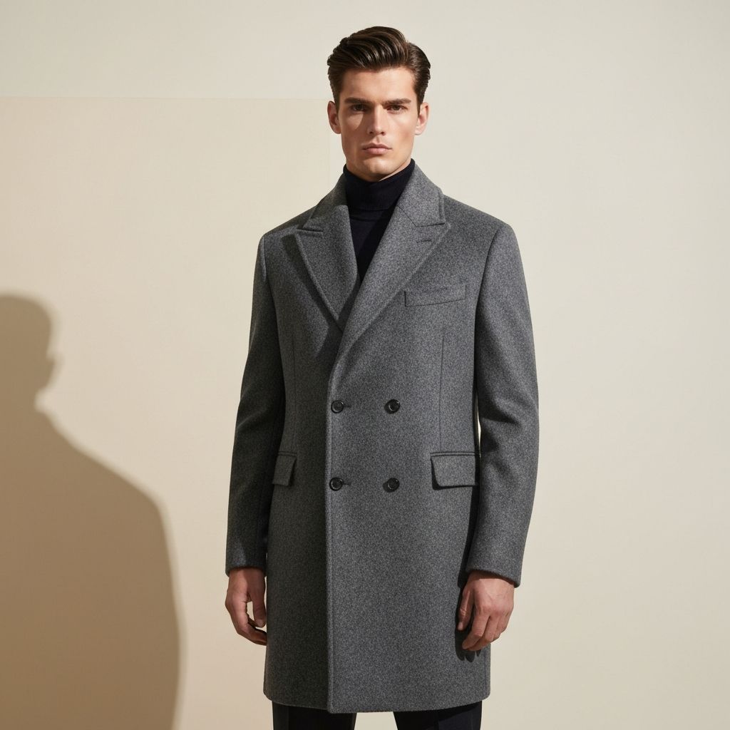 Wool Blend Overcoat